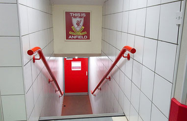 Anfield rundvisninger på stadion